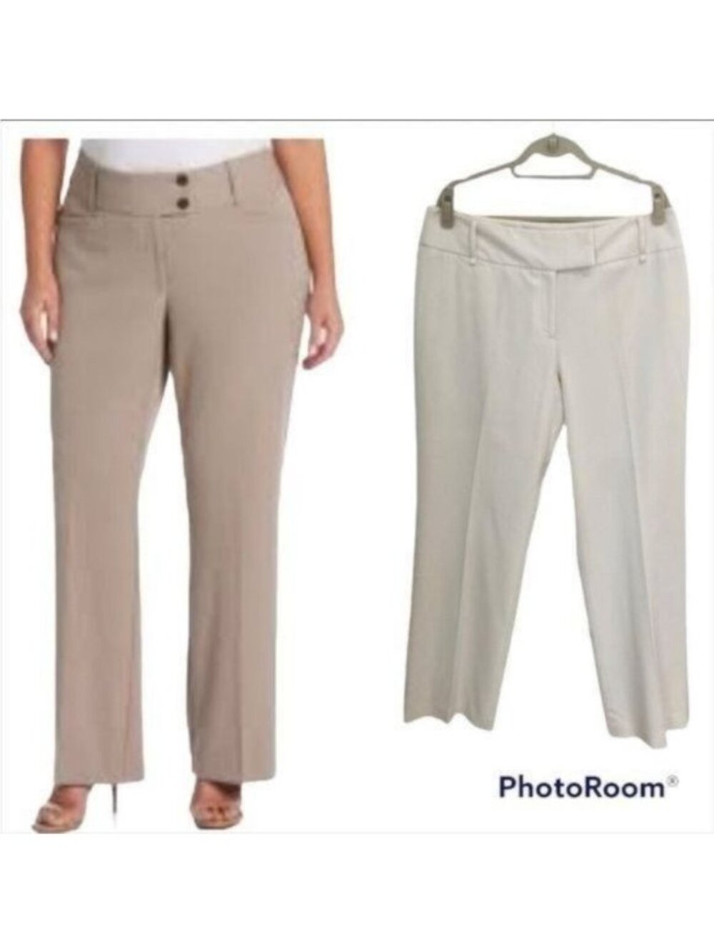 Rafaella Ivory Trousers - Fully Lined - Size 16